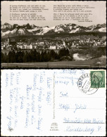 Ansichtskarte Kaufbeuren Panorama-Ansicht Mit Text Hyazinth Wäckerle 1957 - Kaufbeuren