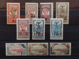 05 - 24 - Martinique - Lot De Timbres Surchargés - Tous * - MH - Ungebraucht