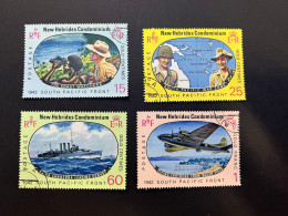 11-5-2024 (stamp) Used - New Hebrides / Nouvelle Hébrides - South Pacific Front (4 Values) - Vanuatu (1980-...)