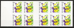 Boekje/carnet B36 - Bloemen Viooltje, Fleurs, Penseé / ** MNH 2000 - 1997-… Validité Permanente [B]