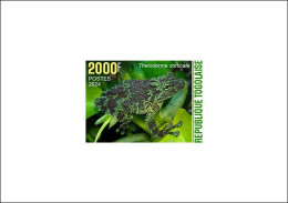 TOGO 2024 DELUXE PROOF - CAMOUFLAGE - FROG FROGS GRENOUILLE GRENOUILLES AMPHIBIANS AMPHIBIENS - Frösche