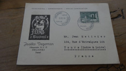 Carte FDC SUOMI FINLAND 1948 ............BOITE1.......... 407 - Lettres & Documents