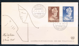 Islanda-1960  " Rifugiati" . Serie Completa Su Fdc Reykjavik 7/4/1960 - FDC