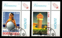 MONACO   -  2004 .  Y&T N° 2437 / 2438 Oblitérés.   EUROPA - Gebraucht