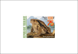 TOGO 2024 DELUXE PROOF - CHINA 75TH ANNIVERSARY - FROG FROGS TOAD TOADS GRENOUILLE GRENOUILLES - Frösche