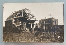 ZANDVOORDE - Belgique Ww1 Carte Photo - Fotokaart - Ruines - Guerre 1914/1918  FELPDOST To Leipzig - Zonnebeke