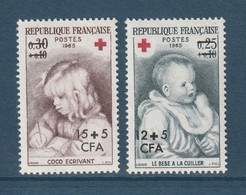 Réunion - YT N° 366 Et 367 ** - Neuf Sans Charnière - 1965 - Unused Stamps