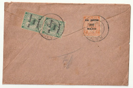 Malaya Jap- Occupation  Dai - Nippon 2602 Malaya Over Print  Negri Sembilan Stamps On Cover From Kampar To Kuwalalumpur - Japanese Occupation