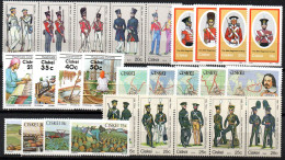 3093. 6 VERY FINE MNH SETS LOT,DISCOVERERS,UNIFORMS - Ciskei