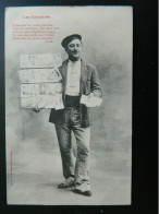 LES CAMELOTS                     MARCHAND DE CARTES POSTALES           (rare) - Vendedores Ambulantes