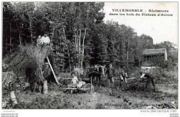 93 VILLEMOMBLE BUCHERONS DANS LES BOIS DU PLATEAU D'AVRON - Villemomble