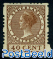 Netherlands 1928 40c, 4-side Syncoperf. Stamp Out Of Set, Unused (hinged) - Nuevos