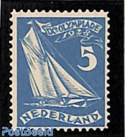 Netherlands 1928 5c, Sailing, Stamp Out Of Set, Mint NH, Sport - Transport - Olympic Games - Sailing - Ships And Boats - Nuovi