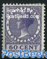 Netherlands 1924 60c, Violet, Without WM, Stamp Out Of Set, Mint NH - Ongebruikt
