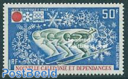 New Caledonia 1972 Olympic Winter Games Sapporo 1v, Mint NH, Sport - Olympic Winter Games - Skiing - Unused Stamps