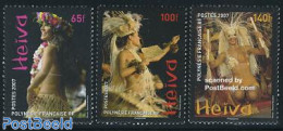 French Polynesia 2007 Heiva 2007 3v, Mint NH, Various - Folklore - Nuovi