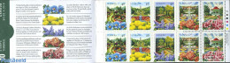 Canada 1991 Botanic Gardens 2x5v In Booklet, Mint NH, Nature - Flowers & Plants - Gardens - Stamp Booklets - Unused Stamps