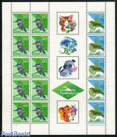 Japan 1994 Birds M/s, Mint NH, Nature - Birds - Kingfishers - Unused Stamps
