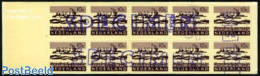 Netherlands 1966 10x10c Booklet SPECIMEN Overprints, Mint NH, Stamp Booklets - Nuevos