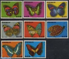 Paraguay 1975 Butterflies 8v, Mint NH, Nature - Butterflies - Paraguay