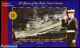 Ireland 1996 Irish Naval Service Booklet, Mint NH, Transport - Stamp Booklets - Ships And Boats - Nuovi