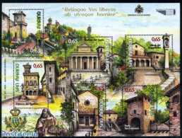 San Marino 2011 Tourism S/s, Mint NH, Various - Tourism - Art - Architecture - Neufs