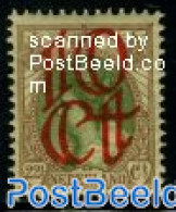 Netherlands 1923 10 @ 22.5c, Brown/olivgreen, Perf. 12.5, Mint NH - Ongebruikt