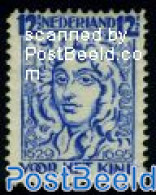 Netherlands 1928 12.5+3.5c, Chr. Huygens, Perf. 12, Unused (hinged), Science - Astronomy - Unused Stamps