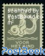 Netherlands 1929 1.5+1.5c, Child On Dolphin, Mint NH, Nature - Fish - Ongebruikt