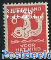 Netherlands 1929 6+4c, Child On Dolphin, Mint NH, Nature - Fish - Nuevos