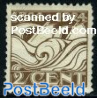 Netherlands 1924 2c Brown, Stamp Out Of Set, Mint NH, Transport - Ships And Boats - Ongebruikt