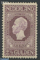 Netherlands 1913 2.5G, Willem II, Stamp Out Of Set, Unused (hinged), History - Kings & Queens (Royalty) - Ongebruikt