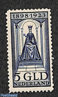 Netherlands 1923 5gld, Stamp Out Of Set, Unused (hinged), History - Kings & Queens (Royalty) - Ongebruikt