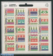 Netherlands 2012 Christmas M/s With AH Logo On Top Border, Mint NH, Religion - Christmas - Neufs