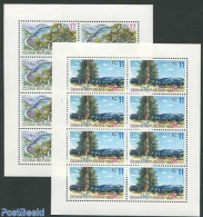 Czech Republic 1999 Europa, National Parks 2 M/s, Mint NH, History - Nature - Europa (cept) - National Parks - Other & Unclassified