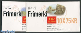 Iceland 1999 Europa, Landscapes 2 Booklets, Mint NH, History - Nature - Europa (cept) - National Parks - Stamp Booklets - Neufs