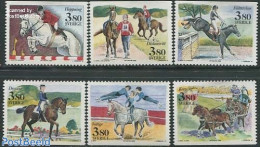 Sweden 1990 Horse Sports 6v, Mint NH, Nature - Horses - Unused Stamps