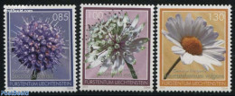 Liechtenstein 2015 Flowers 3v S-a, Mint NH, Nature - Flowers & Plants - Neufs