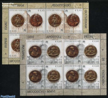 Vatican 2006 St. Peter Basilic 2 M/ss, Mint NH, Religion - Churches, Temples, Mosques, Synagogues - Nuevos