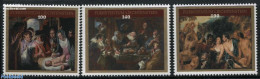 Liechtenstein 2015 Jacob Jordaens 3v, Mint NH, Art - Paintings - Neufs