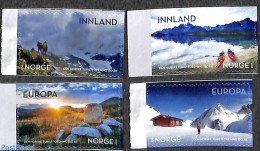 Norway 2018 Norwegian Trekking Association 4v S-a, Mint NH, Sport - Various - Kayaks & Rowing - Tourism - Ungebraucht