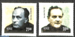 Norway 2018 Andre Bjerke And Hans Björli 2v S-a, Mint NH, Art - Authors - Ongebruikt