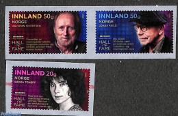 Norway 2020 Musicians 3v S-a, Mint NH, Performance Art - Music - Unused Stamps