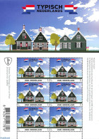 Netherlands 2021 Typical Dutch, Wooden Houses M/s, Mint NH, Art - Architecture - Unused Stamps