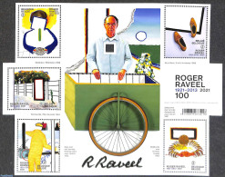 Belgium 2021 Roger Raveel S/s, Mint NH, Art - Modern Art (1850-present) - Ongebruikt
