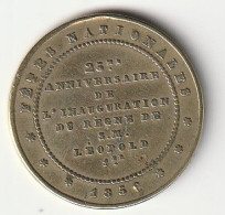 MEDAGLIA 1856 REGNO LEOPOLD BELGIO (MDG39.5 - Altri & Non Classificati