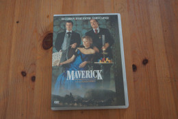 MAVERICK MEL GIBSON JODIE FOSTER JAMES GARNER DVD FILM 1994 - Western