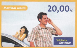 SPAIN - Telefonica Prepaid Card 20 Euro, Used - Telefonica