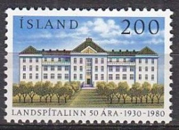 ISLANDIA 1980 - ICELAND - HOSPITAL NACIONAL - YVERT 514** - Neufs
