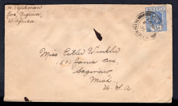 NIGERIA Jos 1935 Cover To USA (p1455) - Nigeria (...-1960)